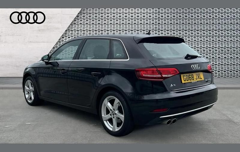 Used Audi A3 Sport 147 HP (108 kW) 2019 Black Sedan