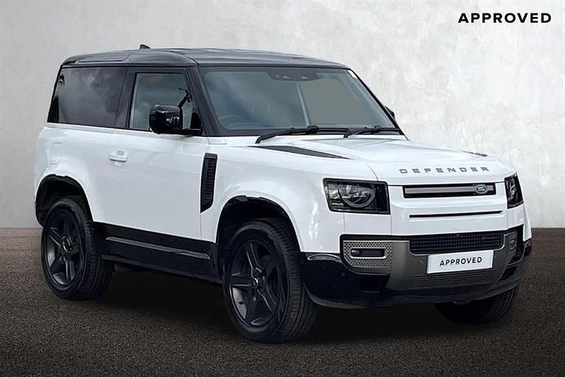Yulong white Used 2022 Land Rover Defender SE Dynamic Estate | £49,495 (Super price) - Image 1/3