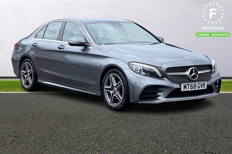 Grey Used 2018 Mercedes C300 AMG Line Premium Sedan | £17,899 (Fair price) - Image 1/3