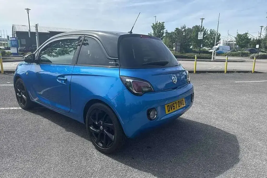 Used Vauxhall Adam 68 HP (50 kW) 2017 Blue Hatchback