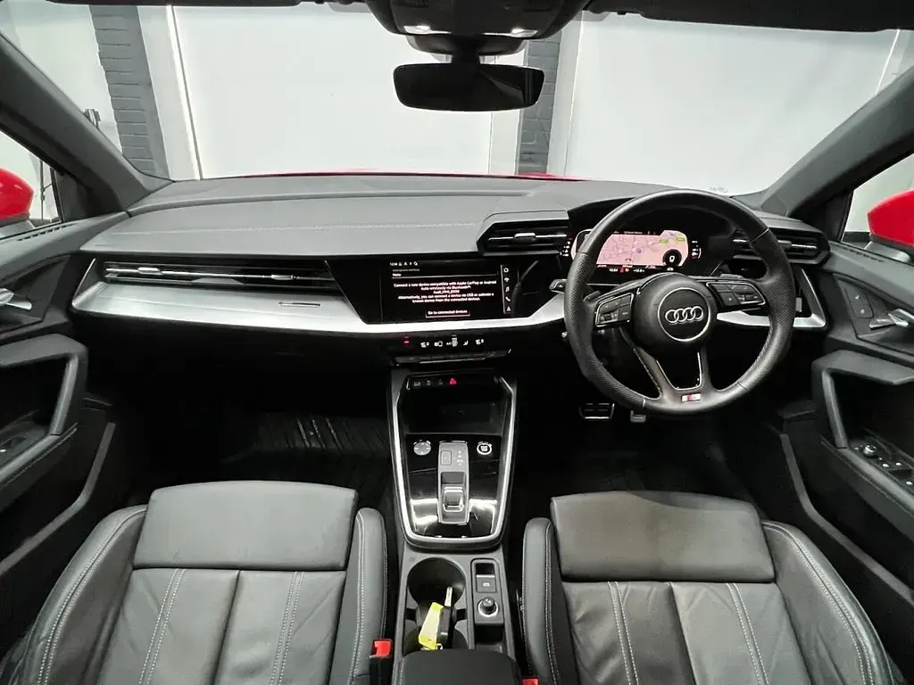 Used Audi A3 Sportback S-Line 150 HP (110 kW) 2022 Red Hatchback