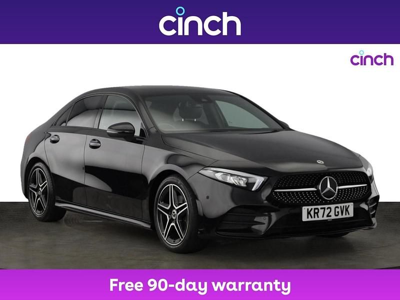 Black Used 2022 Mercedes A200 AMG Line Premium Sedan | £23,099 (Fair price) - Image 1/3