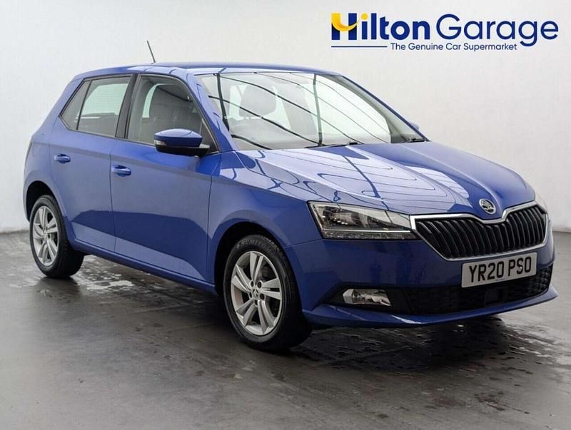 Used Skoda Fabia SE 60 HP (44 kW) 2020 Blue Hatchback