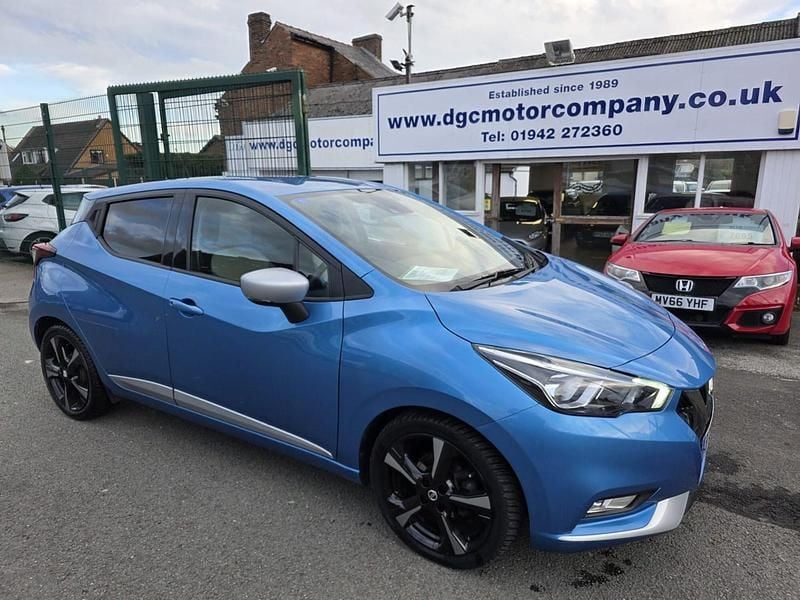 Used Nissan Micra N-Connecta 90 HP (66 kW) 2018 Blue Hatchback