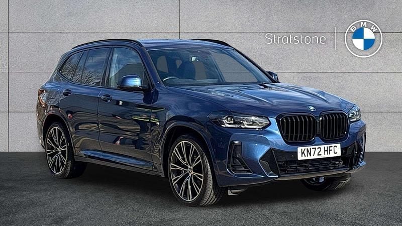 Used BMW X3 M Sport 187 HP (137 kW) 2022 Blue SUV