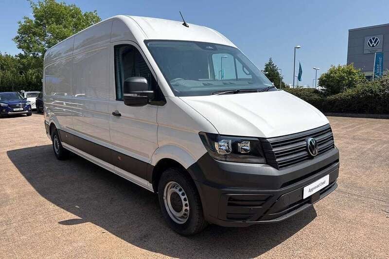 White New 2025 VW Crafter Van | £35,988 (Good price) - Image 1/4