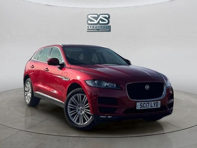 Red Used 2017 Jaguar F-Pace Portfolio SUV | £11,790 (Fair price) - Image 1/4