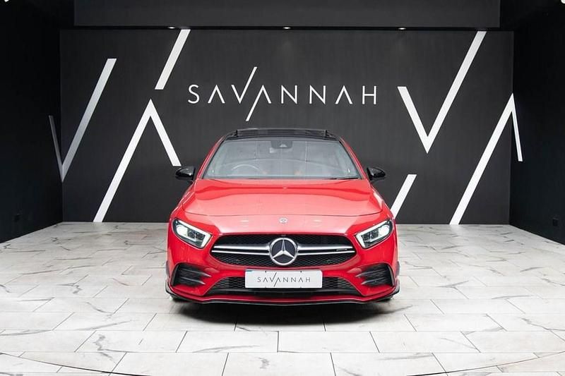 Used Mercedes A35 AMG Premium Plus 2019 Red Hatchback