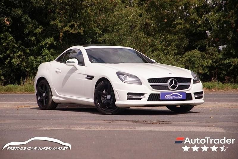 White Used 2013 Mercedes SLK250 AMG Cabriolet | £7,599 (Fair price) - Image 1/4