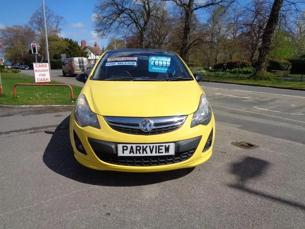Used Vauxhall Corsa Edition 2014 Yellow Hatchback