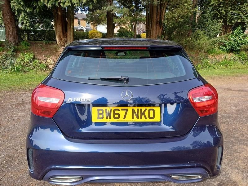 Used Mercedes A180 AMG line 2018 Blue Hatchback