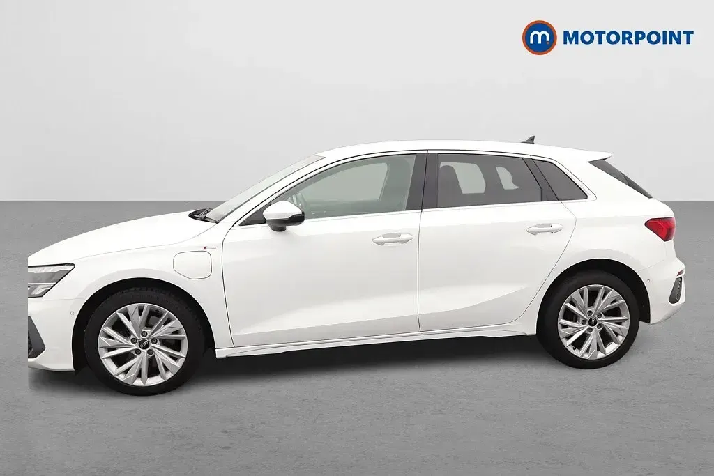 Used Audi A3 e-tron S-Line 2023 White Hatchback