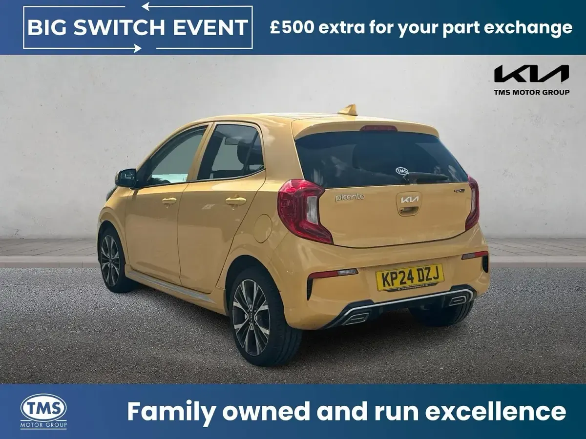 Used Kia Picanto GT-Line 2024 Yellow Hatchback