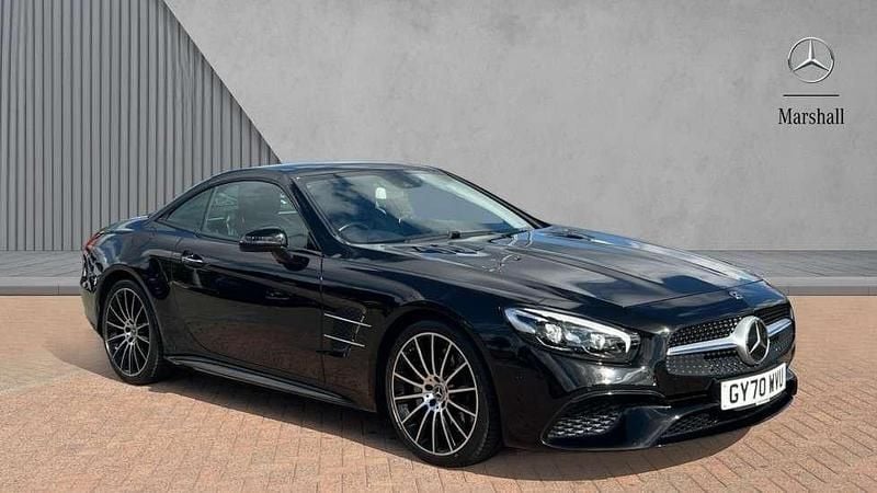 Black Used 2020 Mercedes SL400 Premium Cabriolet | £44,480 (Expensive) - Image 1/4