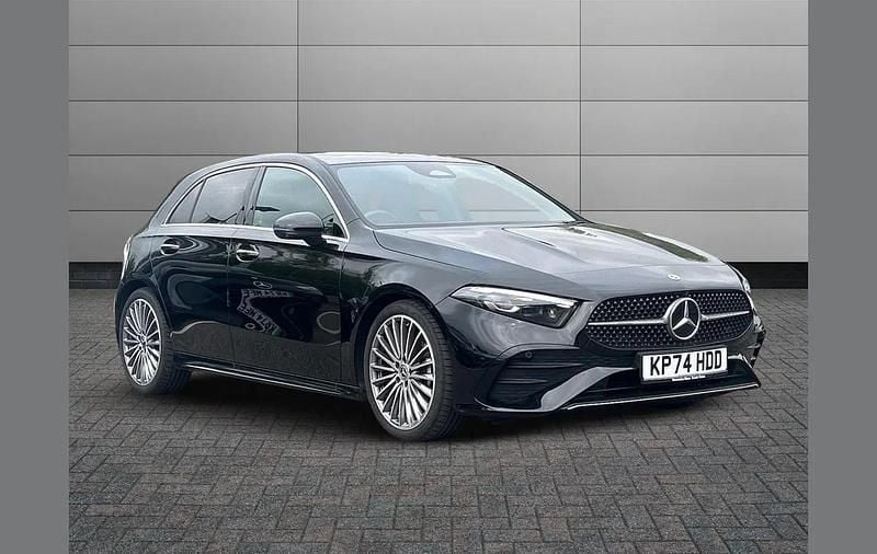 Black Used 2024 Mercedes A200 AMG Line Premium Plus Hatchback | £27,995 (Expensive) - Image 1/4