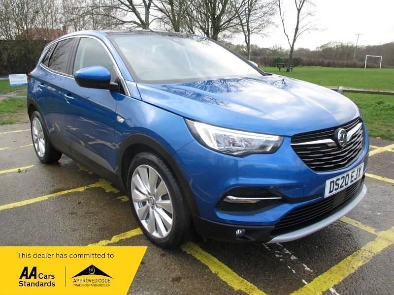 Blue Used 2020 Vauxhall Grandland X Elite SUV | £9,990 (Good price) - Image 1/2