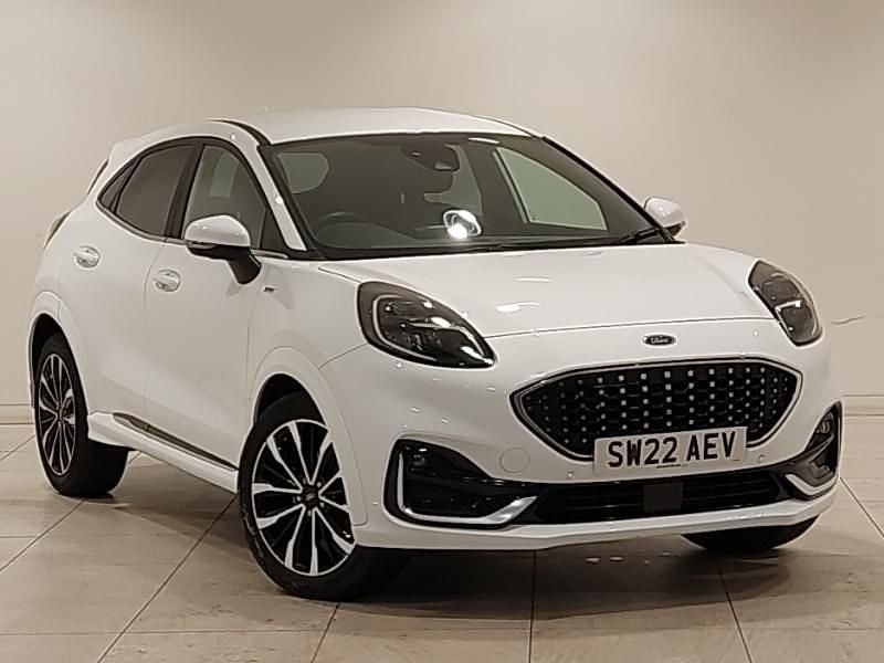 White Used 2022 Ford Puma ST-Line Hatchback | £20,298 (Fair price) - Image 1/4