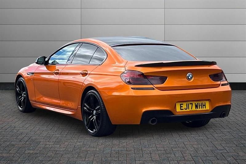 Used BMW 640 M Sport 313 HP (230 kW) 2017 Orange wrapped Coupe