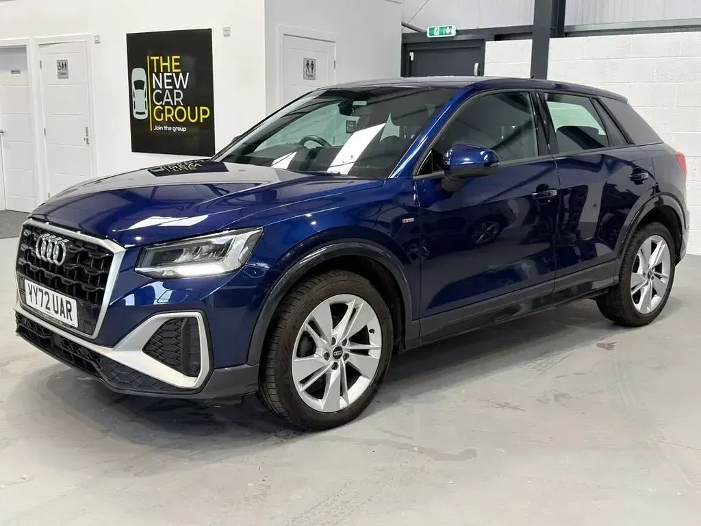 Used Audi Q2 S-Line 150 HP (110 kW) 2022 Blue SUV