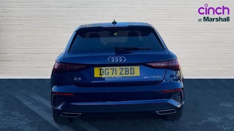 Used Audi A3 e-tron S-Line 204 HP (150 kW) 2022 Blue Hatchback