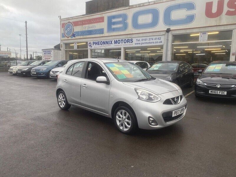 Silver Used 2017 Nissan Micra Acenta Hatchback | £5,495 (Fair price) - Image 1/4
