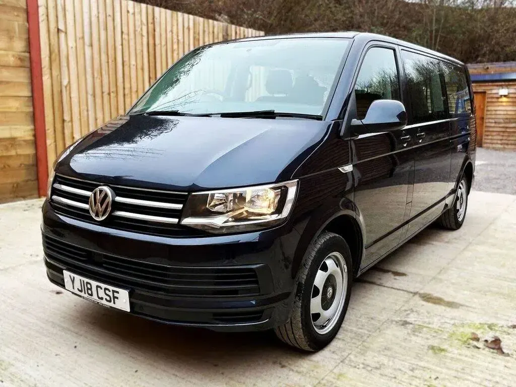 Used VW T6 SE 150 HP (110 kW) 2018 Blue Van