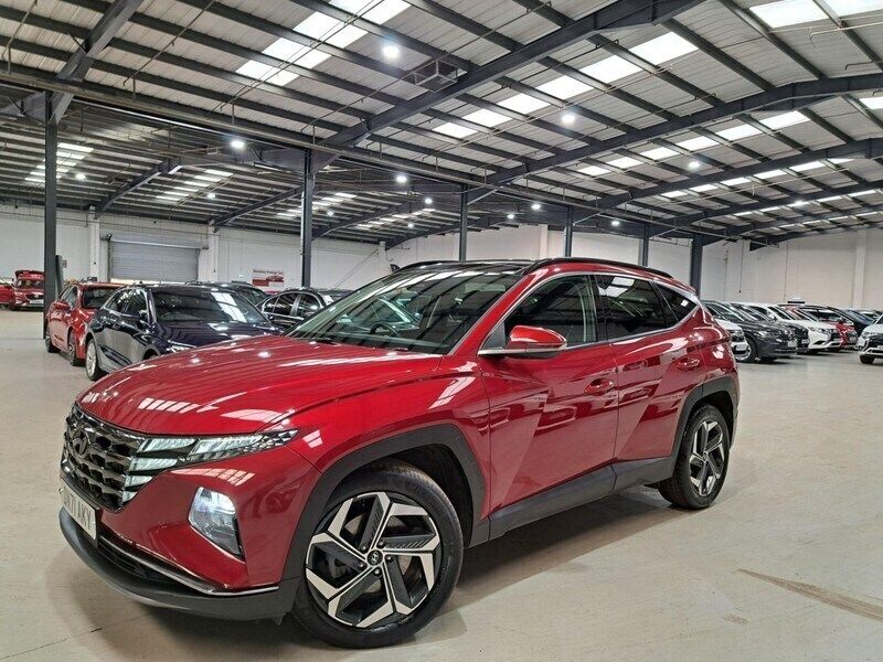 Red Used 2021 Hyundai Tucson Ultimate SUV | £18,880 (Fair price) - Image 1/4