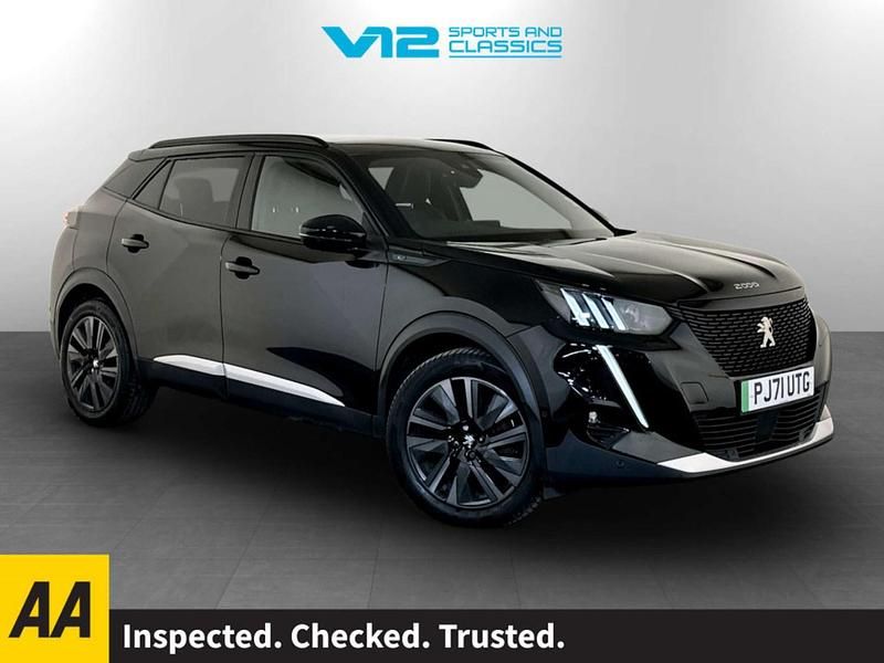 Used Peugeot e-2008 Premium 100 kW (136 HP) 2022 Black SUV