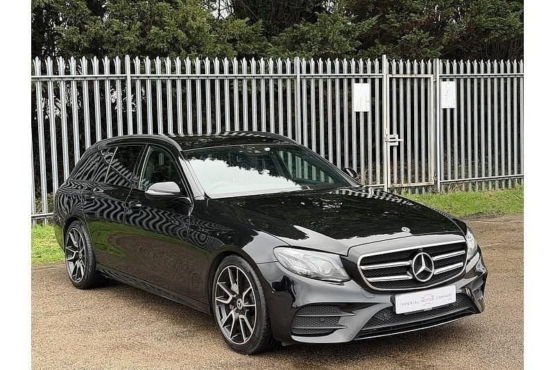 Used Mercedes E220 AMG line 2019 Black Estate