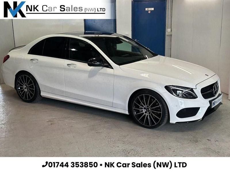 Used Mercedes C250 AMG Line Premium Plus 2016 White Sedan