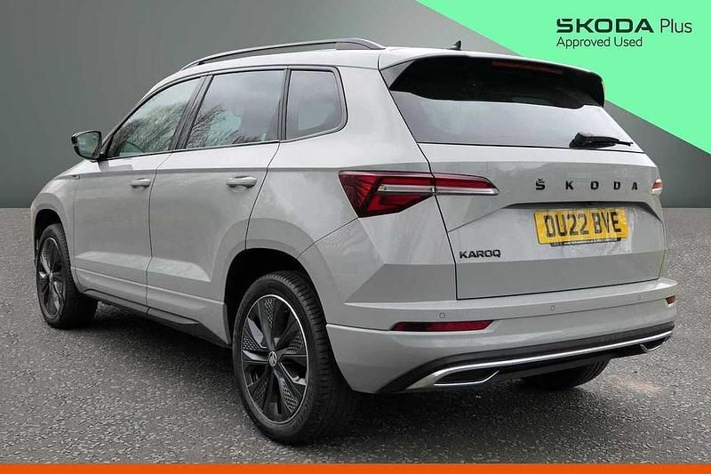 Used Skoda Karoq SportLine 110 HP (80 kW) 2022 Meteor grey SUV