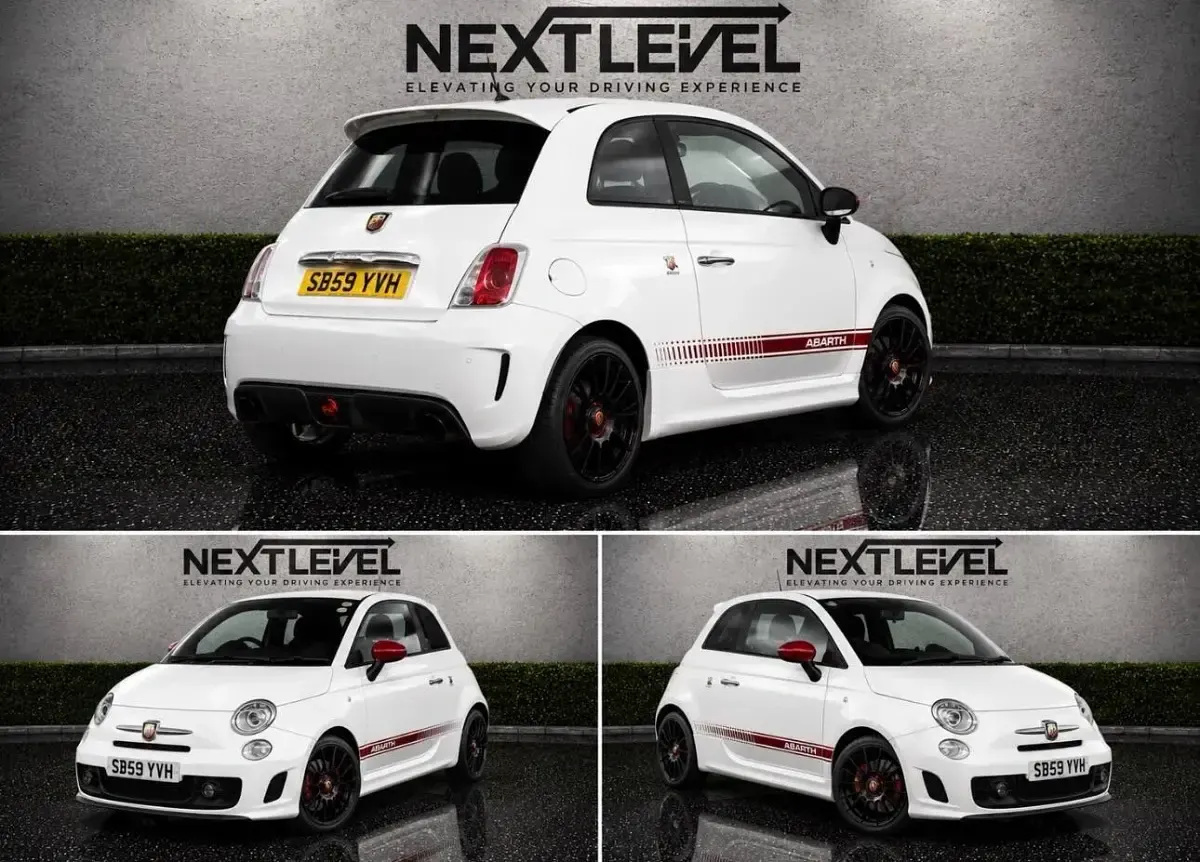 Used Abarth 500 135 HP (99 kW) 2010 White Hatchback