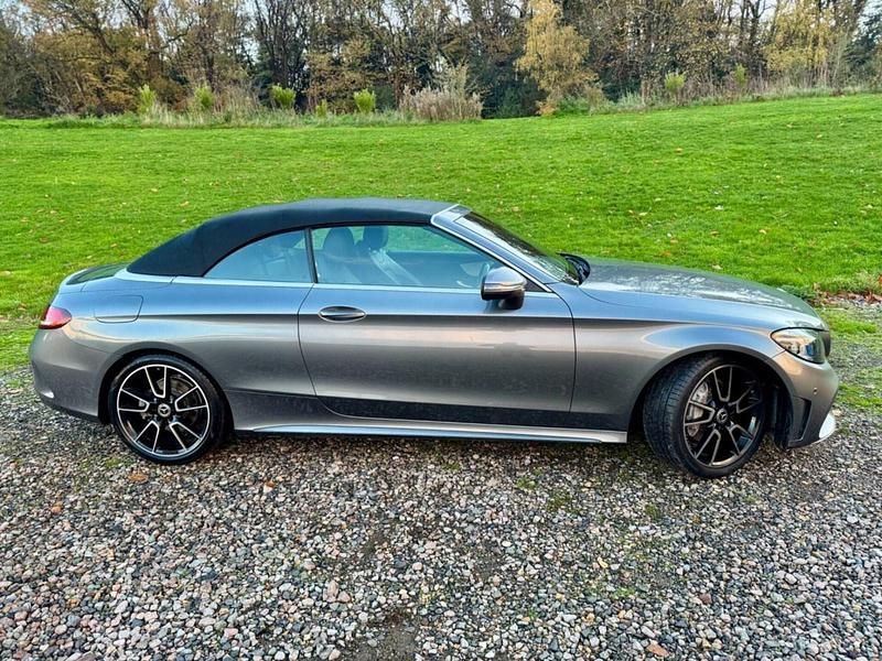 Used Mercedes C200 AMG line 2018 Grey Cabriolet