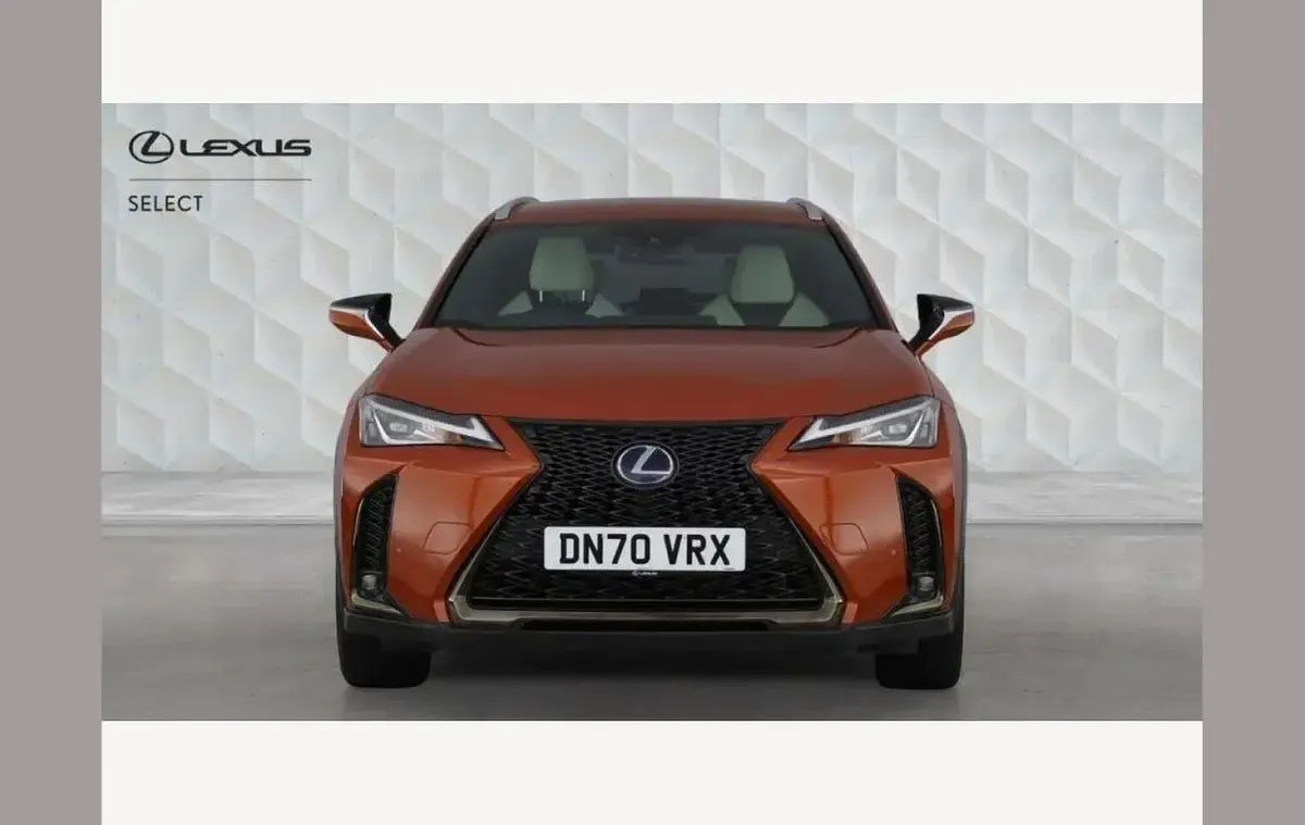 Used Lexus UX 250h Sport Line 184 HP (135 kW) 2020 Orange SUV