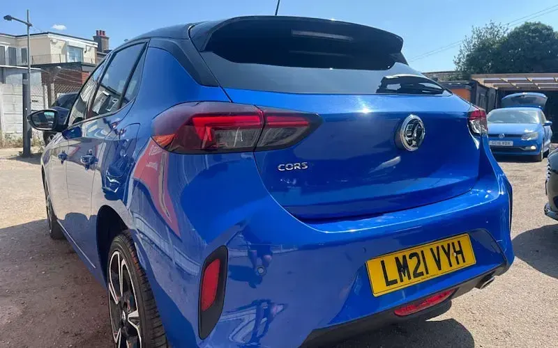 Used Vauxhall Corsa SRi 101 HP (74 kW) 2021 Blue Hatchback