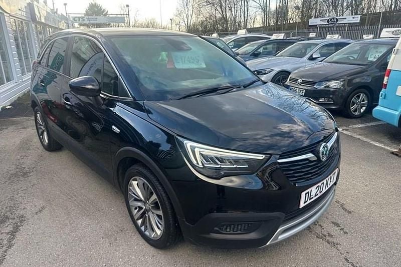 Used Vauxhall Crossland X SRi 83 HP (61 kW) 2020 Black SUV