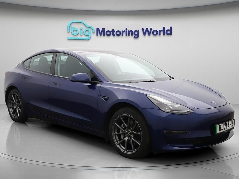 Blue Used 2021 Tesla Model 3 Long Range AWD Sedan | £17,000 (Fair price) - Image 1/4