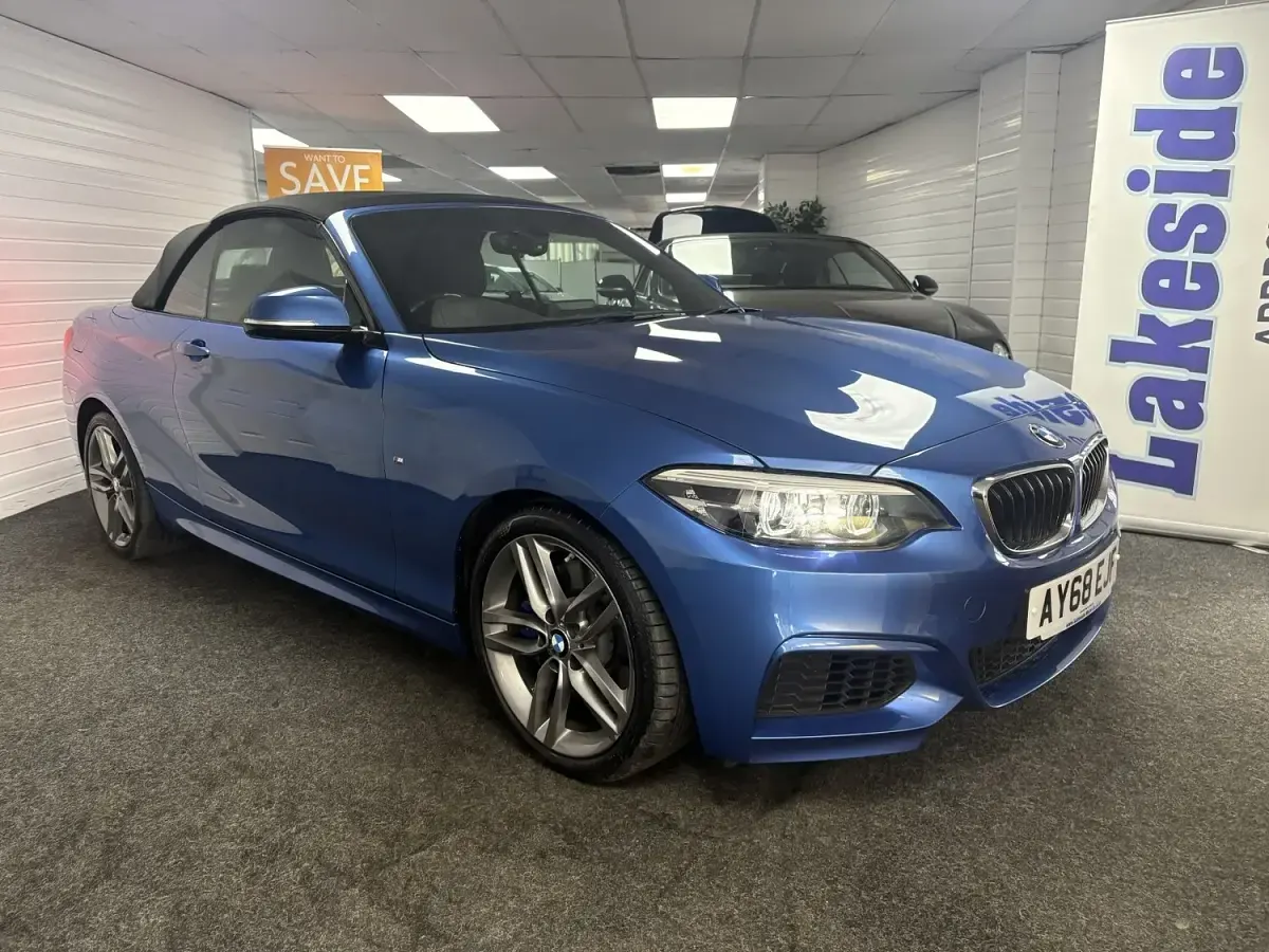 Used BMW 218 M Sport 2018 Blue Cabriolet