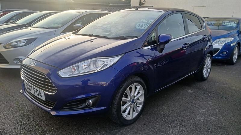Used Ford Fiesta Titanium 2017 Blue Hatchback