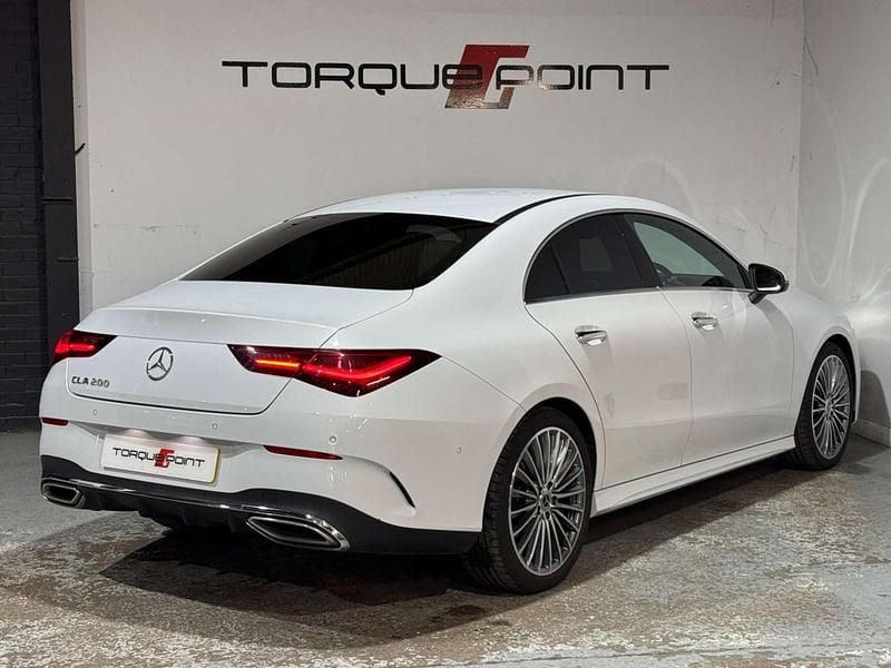 Used Mercedes CLA200 AMG Line Premium 163 HP (119 kW) 2023 White Coupe