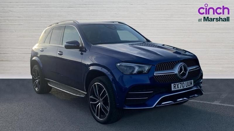 Used Mercedes GLE450 AMG AMG line 367 HP (269 kW) 2020 Blue