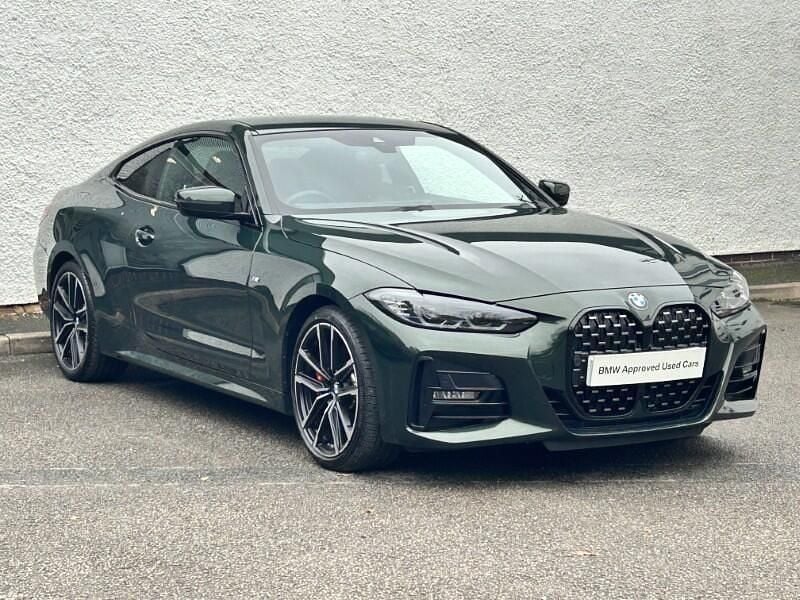 Green Used 2024 BMW 420 M Sport Coupe | £36,950 (Good price) - Image 1/4