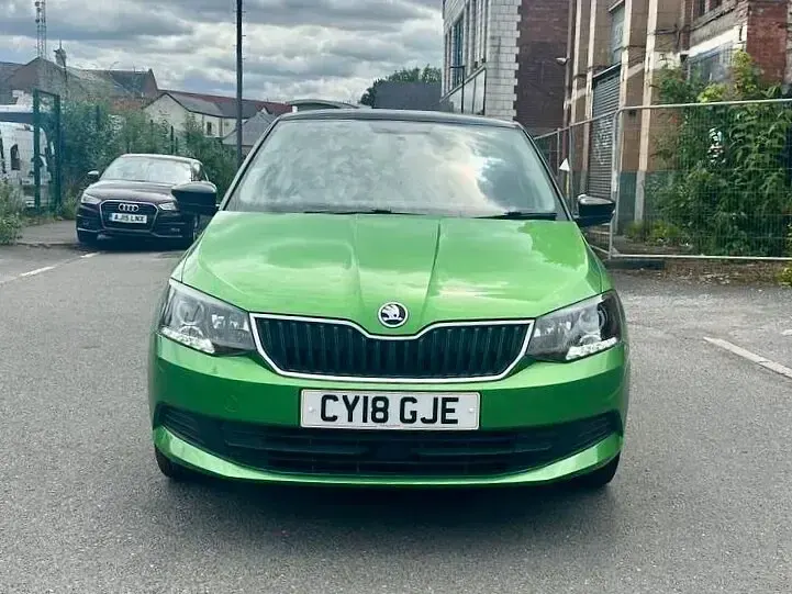 Used Skoda Fabia Colour Edition 2018 Green Hatchback