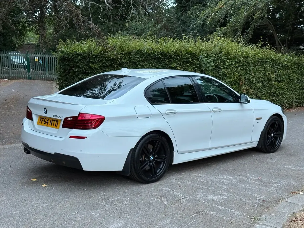 Used BMW 530 M Sport 254 HP (186 kW) 2014 White Sedan