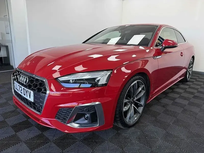 Usado Audi A5 S-Line 245 HP (180 kW) 2022 Vermelho Coupé