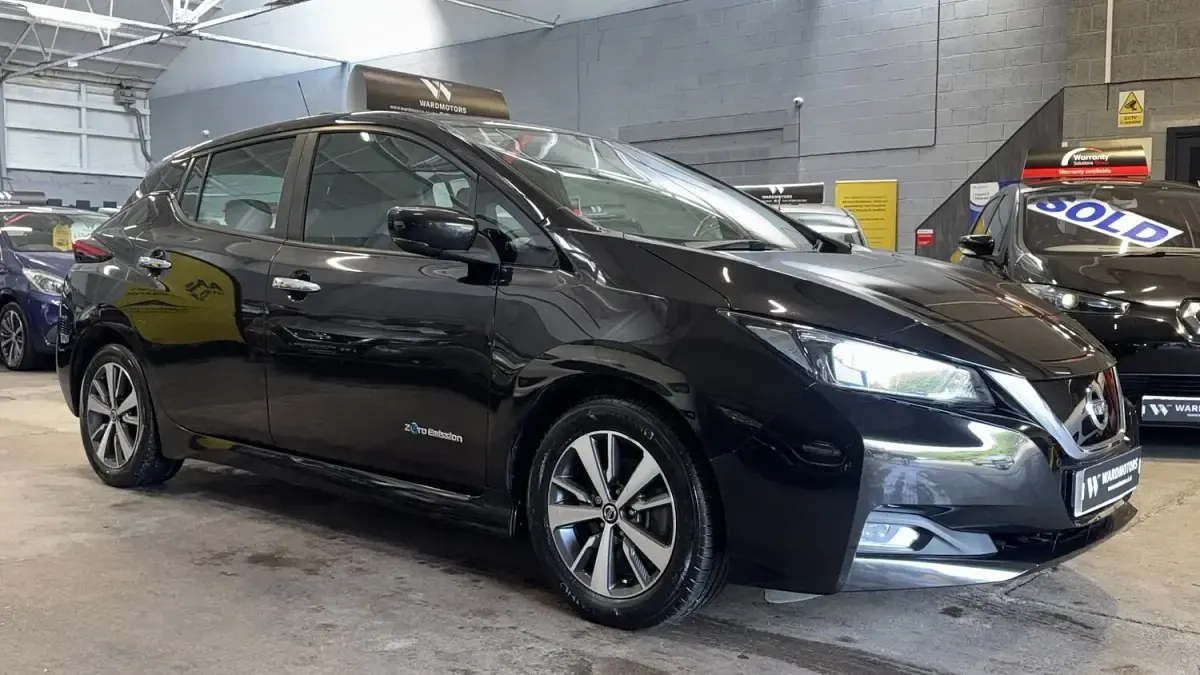 Used Nissan Leaf Acenta 110 kW (150 HP) 2018 Black Hatchback