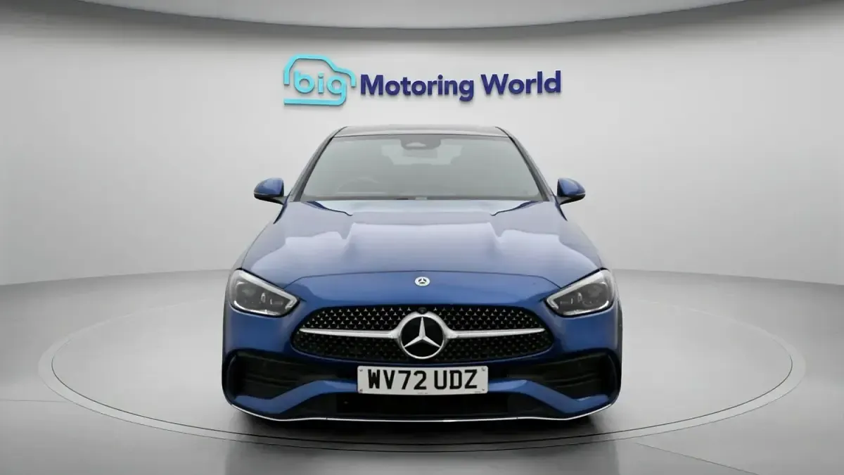Used Mercedes C300e AMG line 2022 Blue Sedan