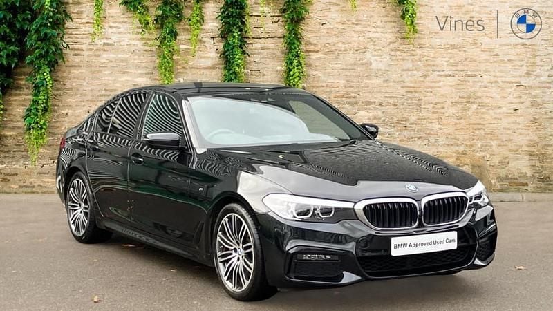 Black Used 2018 BMW 530 M Sport | £21,429 (Fair price) - Image 1/4