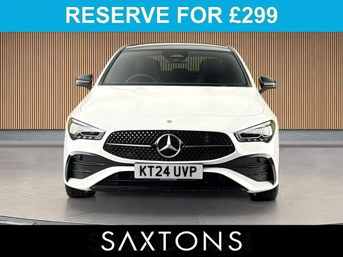 Used Mercedes CLA220 AMG Line Premium Plus 190 HP (139 kW) 2024 White Coupe
