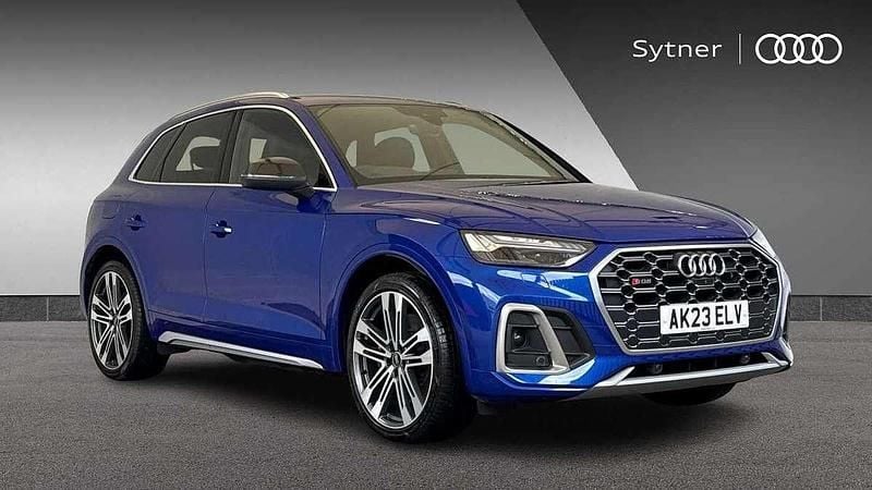 Blue Used 2023 Audi SQ5 Comfort SUV | £41,500 (Fair price) - Image 1/4